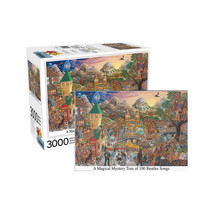 Beatles 3000 Piece Jigsaw Puzzle A Magical Mystery Tour of 100 Beatles Songs New - £23.05 GBP