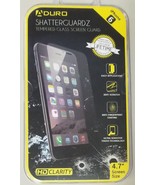 GN) Aduro Shatterguardz Clear Tempered Glass 4.7&quot; Screen Protector iPhon... - £3.16 GBP
