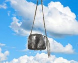 Victoria&#39;s Secret Fashion Show Silver Metallic Cross Body Bag Purse Tass... - $15.79