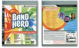 Sony PS3 Playstation 3 - Band Hero Video Game with Case &amp; Manual - £39.74 GBP