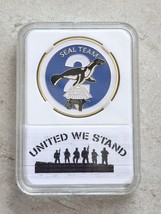 Us Navy Seal Team Two Challenge Coin With Case United We Stand - £11.28 GBP