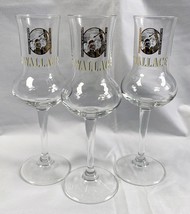 3 New Wallace Stemmed Glasses The spirit of Freedom Guardian of Scotland - $39.55