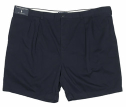 New Polo Ralph Lauren Tyler Style Shorts!  Big &amp; Tall  Navy or Tan  Pleated - $49.99