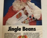 1992 Jingle Beans Vintage Print Ad Advertisement Christmas Santa Claus pa18 - $5.93