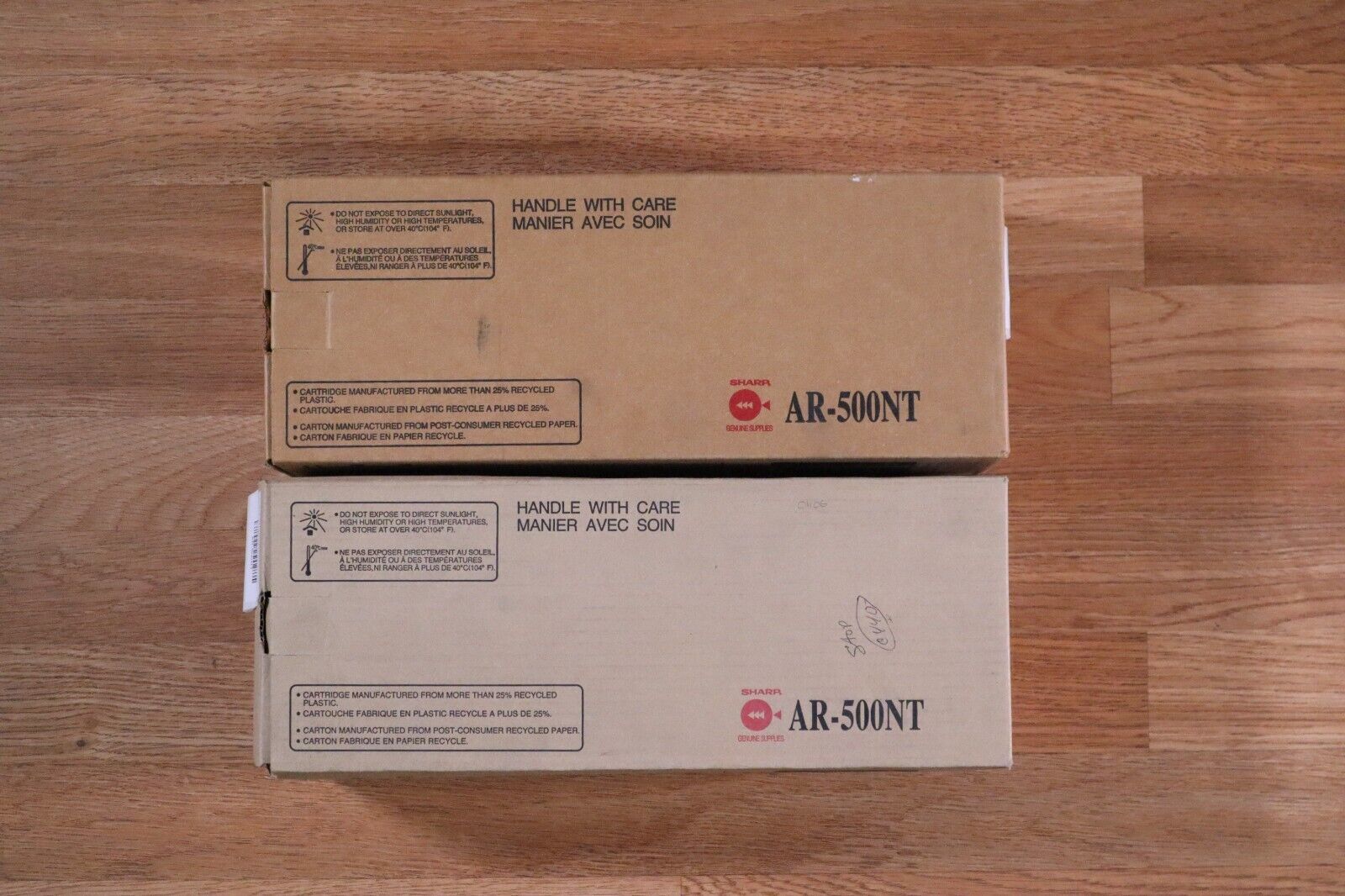 Lot Of 2 Sharp AR-500NT Black Toner Cartridge For AR 501 505 504 Same Da... - $39.60
