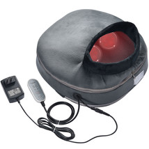 Electric Shiatsu 3-In-1 Foot &amp; Back Massager Warmer Pad 12 Rollers Fast Heating - £59.43 GBP