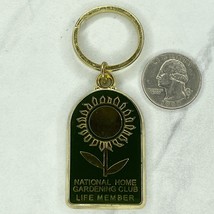 National Home Gardening Club Life Member Metal Keychain Keyring - £5.44 GBP