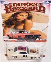 White &#39;69 Dodge Charger Custom Hot Wheels The Dukes of Hazard Cathy Series w/RR - £74.40 GBP