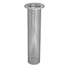 Commercial Floor Drain Strainer With Two Holes, 8&quot; Tall, Made Of Perforated - $128.99