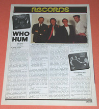 The Who Creem Magazine Clipping Vintage 1982 Record Review - $14.99