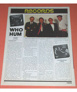 The Who Creem Magazine Clipping Vintage 1982 Record Review - $14.99