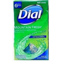 Dial Mountain Fresh Antibacterial Deodorant Soap, 4 oz, 6 Count - £9.20 GBP