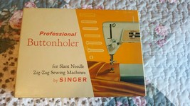 Singer Professional Buttonholer for slant needle zip zag sewing machines 1967 - $9.89