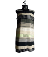 Cato Lined Multicolored Geometric Print Sleeveless Sheath Dress Size Small - $19.79