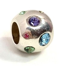 Brighton Galaxy Bead, J94972, Silver Plated Finish, Multi-Color Crystals, New - £14.42 GBP