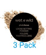 3 DEEP Wet n Wild PhotoFocus Loose Setting Powder, 522B Deep 0.7 oz Sealed - £18.91 GBP