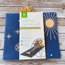 Gaiam Foldable Midsummer Nights Super Compact Yoga Mat Nip - £16.93 GBP