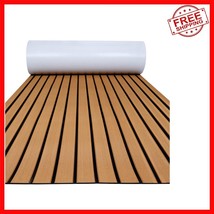 Luxury EVA Boat Flooring Mat - Faux Teak, Non-Slip, Self-Adhesive, 94.5&quot;... - $665.36 MXN