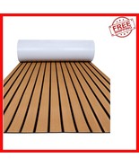 Luxury EVA Boat Flooring Mat - Faux Teak, Non-Slip, Self-Adhesive, 94.5&quot;... - $660.61 MXN