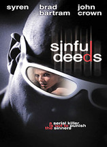 Sinful Deeds: Serial Killer Of Strippers- Stars Sexy Syren- Rare New Dvd - £28.04 GBP