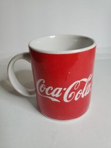Coca-Cola  MUG 1996 by Gibson   pre-owned 3-5/8&quot; Tall Red &amp; White  - £8.50 GBP