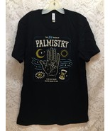 Men&#39;s Large Black Graphic T-shirt &quot;The Big Book Of Palmistry, Find Out W... - £14.01 GBP