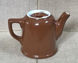 Vintage Hall Brown Teapot Mid Century Modern Cottagecore - $6.93