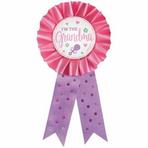 I&#39;m the Grandma Award Ribbon Badge New Baby, Shower - £3.71 GBP