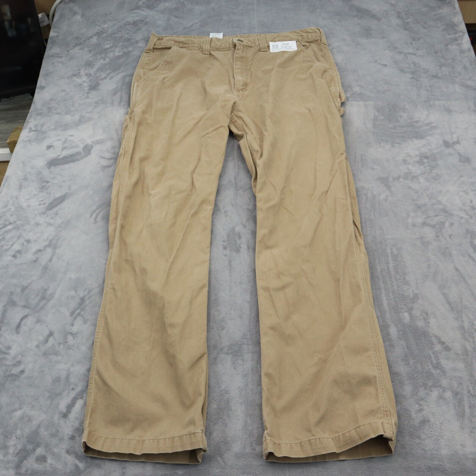 Primary image for Carhartt Pants Mens 40 Brown Relaxed Fit Straight Cut Casual Chino Bottoms