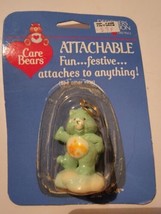 Vintage 1985 CARE BEARS Attachable Key Chain - Wish Bear Figure 80s  - £17.64 GBP