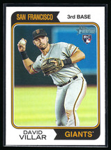 2023 Topps Heritage #129 David Villar San Francisco Giants Rookie Card - £0.98 GBP