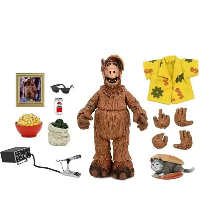 NECA Has ALF 7″ Scale Action Figure Doll Statue Collection Model Ornaments - £43.06 GBP