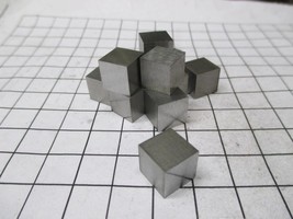 99.95% 10mm Molybdenum Metal Cube Element Sample - $8.00