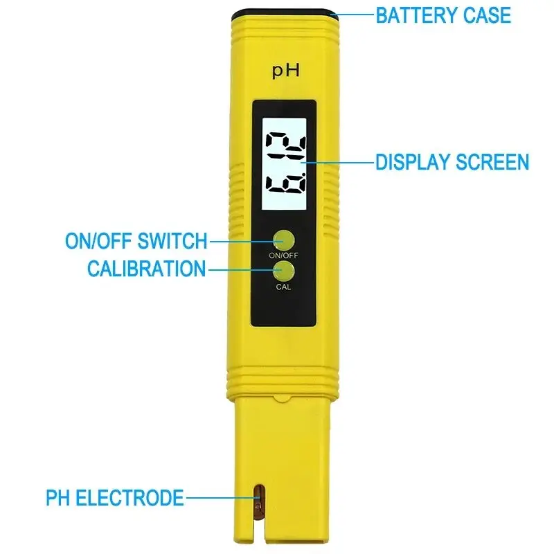 Sporting PH Meter 0.01 High Precision for Water Quality Tester with 0-14 Measure - £18.44 GBP