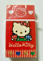 Hello Kitty Eraser SANRIO Old Logo 1993&#39; Red Retro Cute Vintage Goods - £14.44 GBP