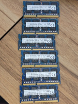 Lot of 6 Hmt351s6efr8a-pb Hynix 4gb Ddr3 Pc3-12800 Ddr3-1600 Laptop RAM Amem2 - $39.55