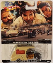 TUK Tuk 3D Livery Custom Hot Wheels Car w/ Real Riders Hang Over II Series - $72.71