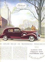 Cadillac Fleetwood Town Cabriolet Magazine Ad Lasalle 1936 - £12.41 GBP