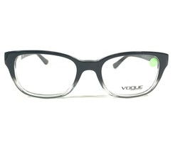 Vogue Eyeglasses Frames VO2711 1904 Black Clear Fade Round Full Rim 52-19-145 - £48.34 GBP