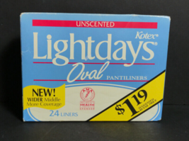 1980s feminine napkins Kotex Lightdays panty liners Movie tv prop NEW Vi... - $27.11