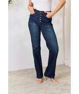 Judy Blue Full Size Button-Fly Straight Jeans - £48.07 GBP