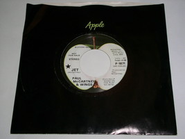 Paul McCartney Beatles Jet Promotional Black Star 45 Rpm Record Vintage Apple La - $119.99