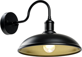 Gooseneck Barn Light Outdoor Wall Sconce, Vintage Farmhouse Porch Light,... - $51.47