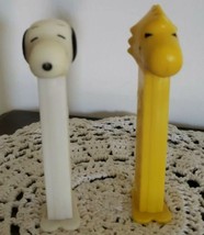 Two (2) Peanuts Collectible Pez Dispensers ~ Snoopy ~ Woodstock ~ 19 - £11.94 GBP