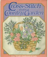 McCalls Cross Stitch from a Country Garden Patterns Hardcover 1988 - £7.29 GBP