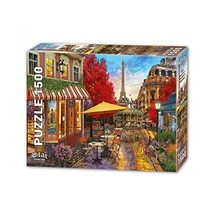 LaModaHome 1500 Piece Evening in Paris Jigsaw Puzzle for Family Friend Game Nigh - £25.65 GBP