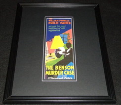 The Benson Murder Case Framed 11x14 Poster Display Official Repro William Powell - £25.90 GBP