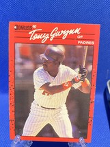 Tony Gwynn 86 1990 Donruss Baseball Card error  - £102.22 GBP