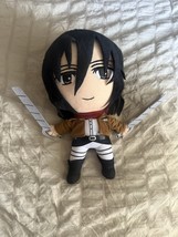 Attack on Titan Mikasa Ackerman Plush Figure 12” Anime Stuffed Toy - €11,27 EUR