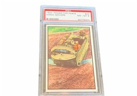 Power for Peace 1954 Military trading card PSA 8 vtg #22 Ammo Movers Tank Weasel - £175.22 GBP